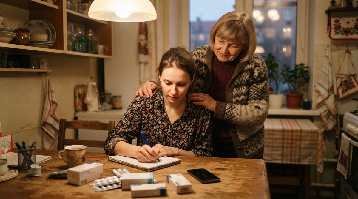 Родичі готують інформацію про стан і ліки до приїзду лікаря